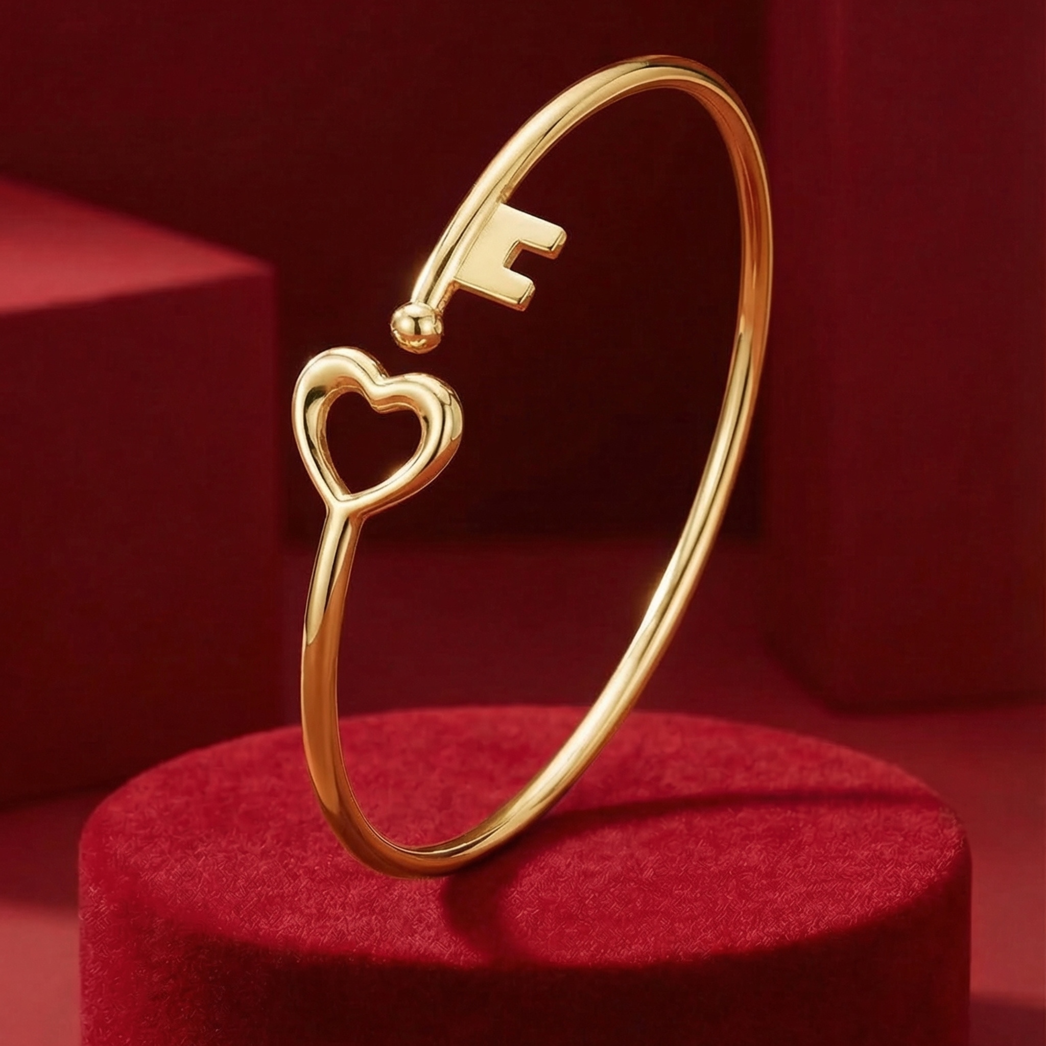 Vòng tay GF 14K thiết kế Lumi Heart BN JEWELRY