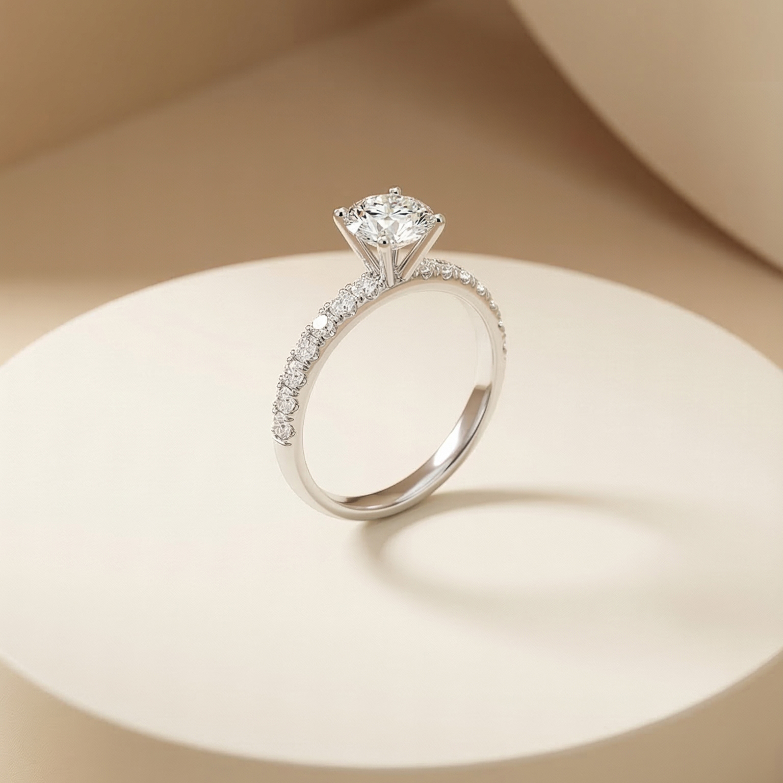 Nhẫn Platinum thiết kế Empire BN JEWELRY | 5.5 ly