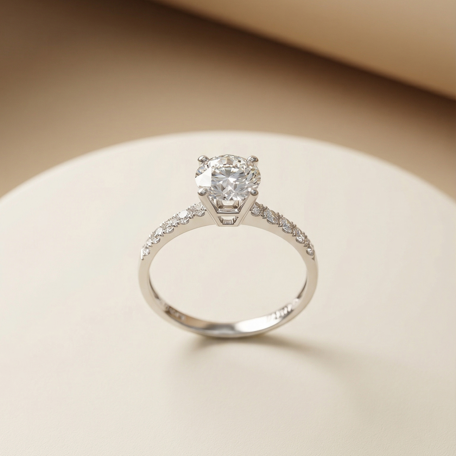 Nhẫn Platinum thiết kế Slender Pave BN JEWELRY | 7.0 Ly