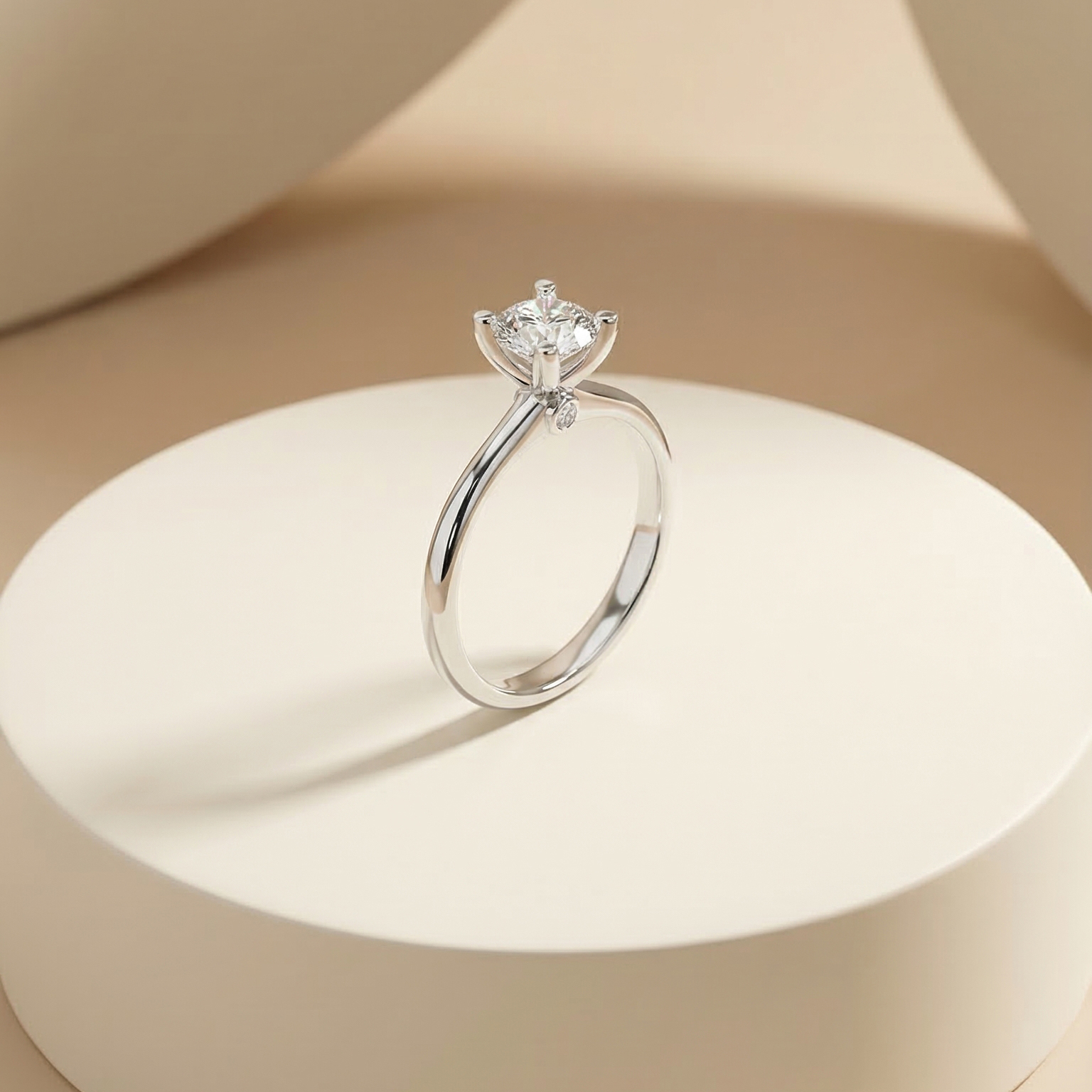 Nhẫn Platinum thiết kế Bridal Rise BN JEWELRY | 6.0 ly