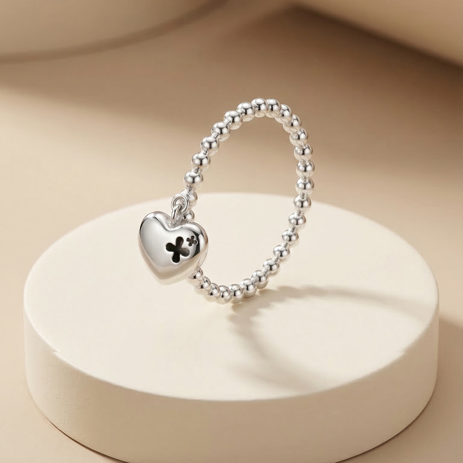 Nhẫn GF 14K thiết kế Mini Bead mặt trái tim Éternel BN JEWELRY