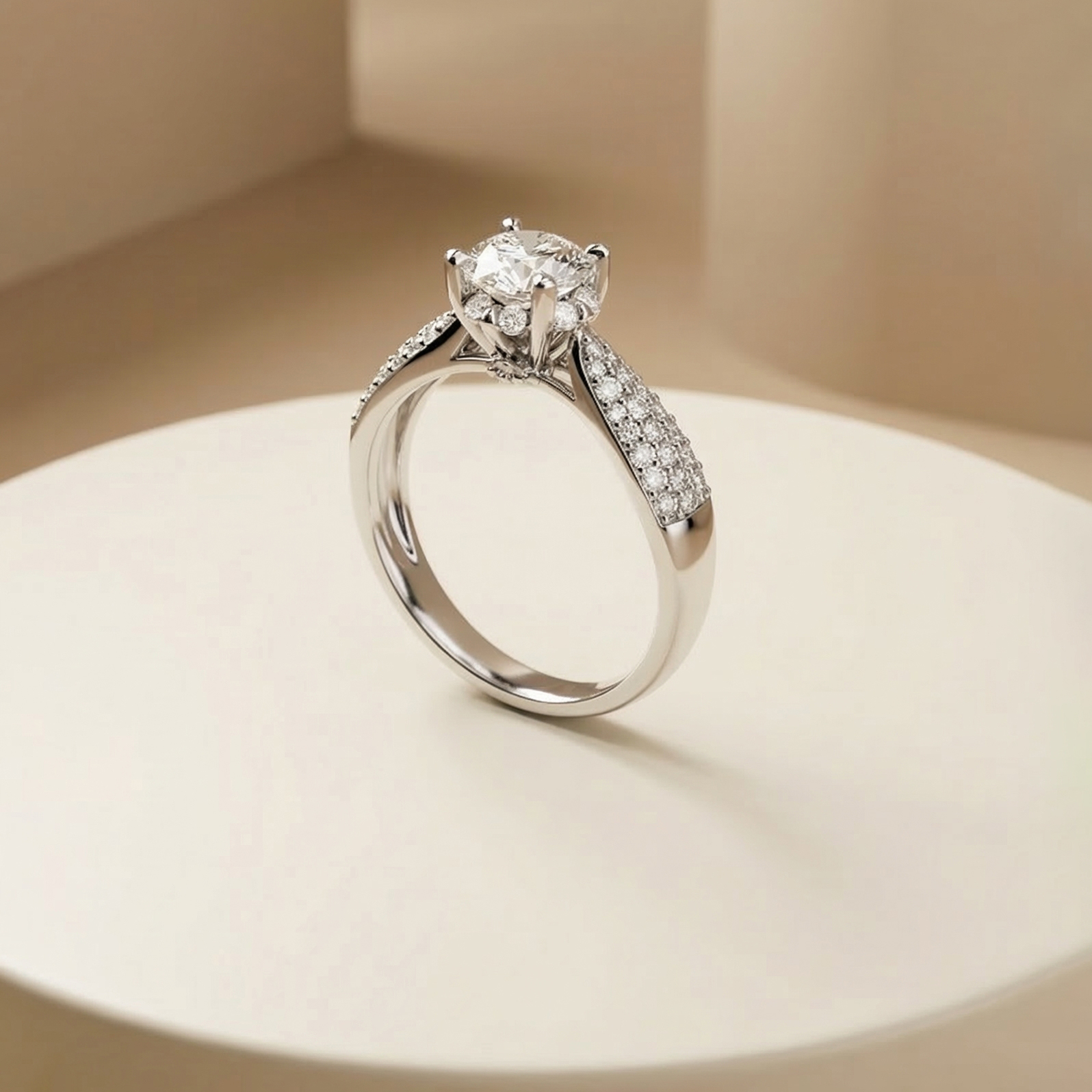 Nhẫn Platinum thiết kế Cenny BN JEWELRY | 6.0 ly