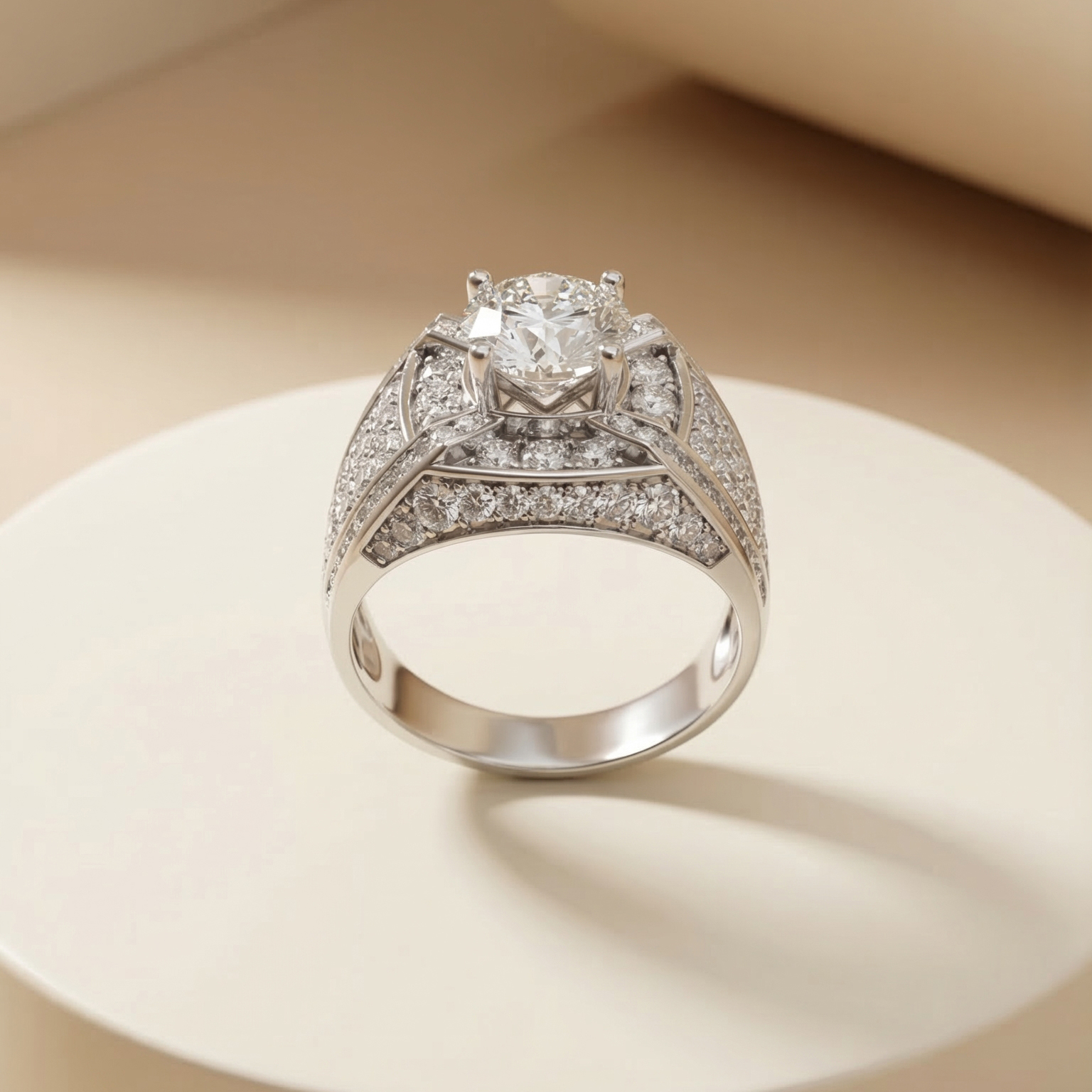 Nhẫn Platinum thiết kế Eidina BN JEWELRY