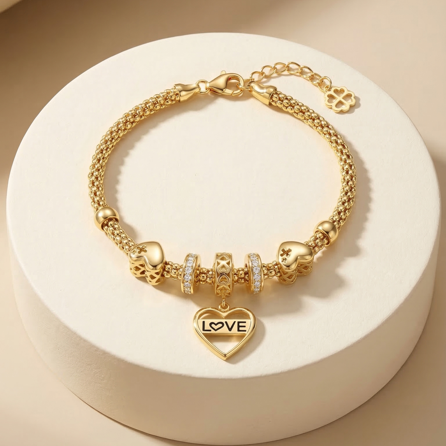 Vòng tay pandora gắn charm BN Jewelry