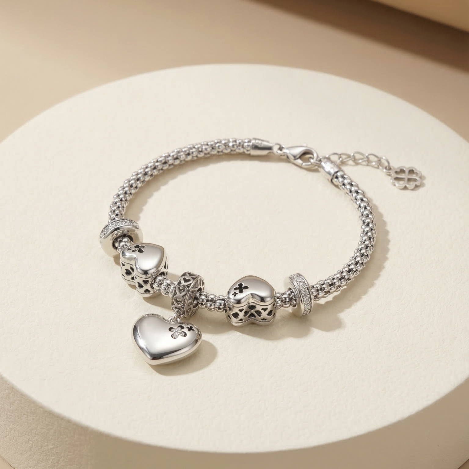 Vòng tay pandora gắn charm BN Jewelry | VKY1812_E