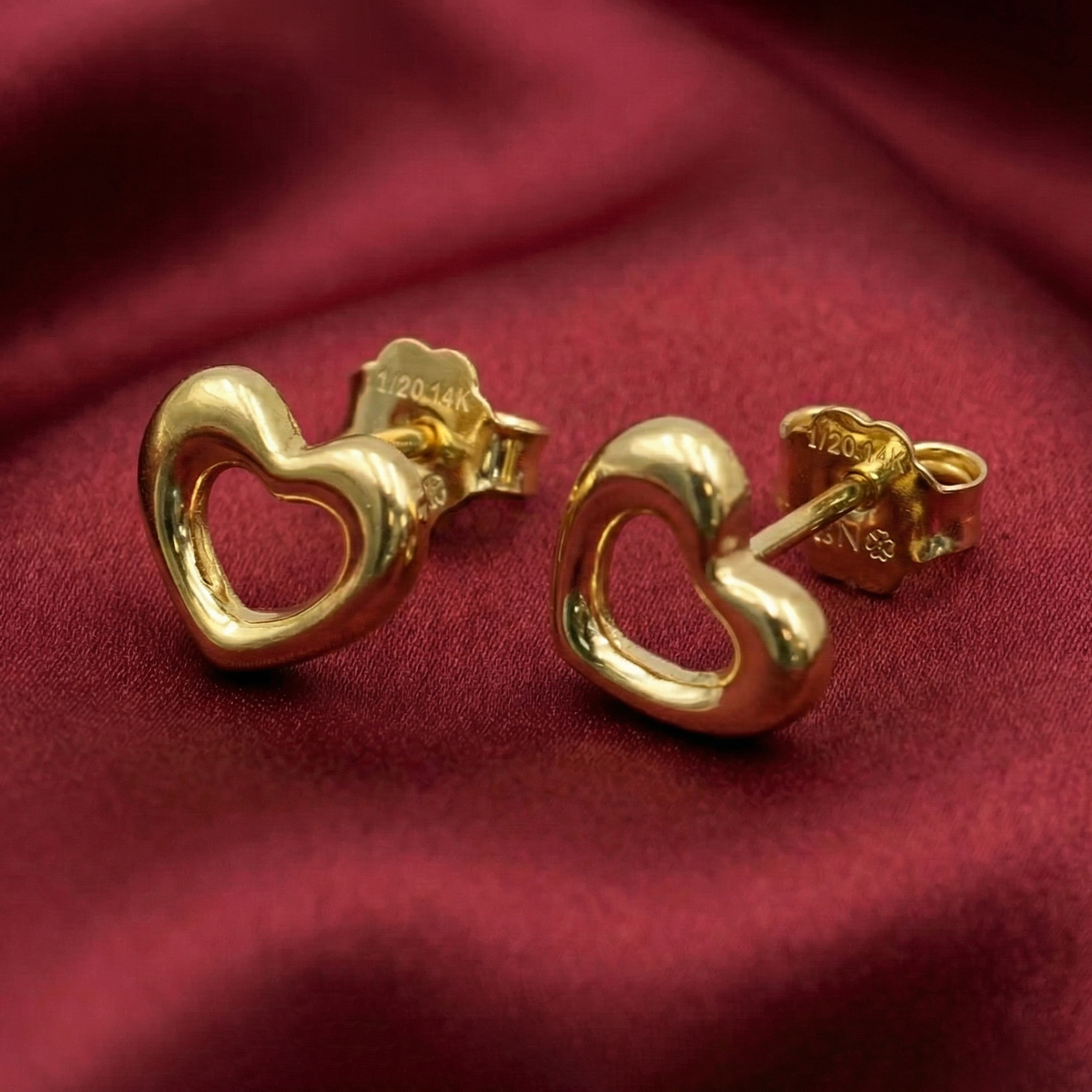 Bông tai trái tim Strong Heart BN JEWELRY