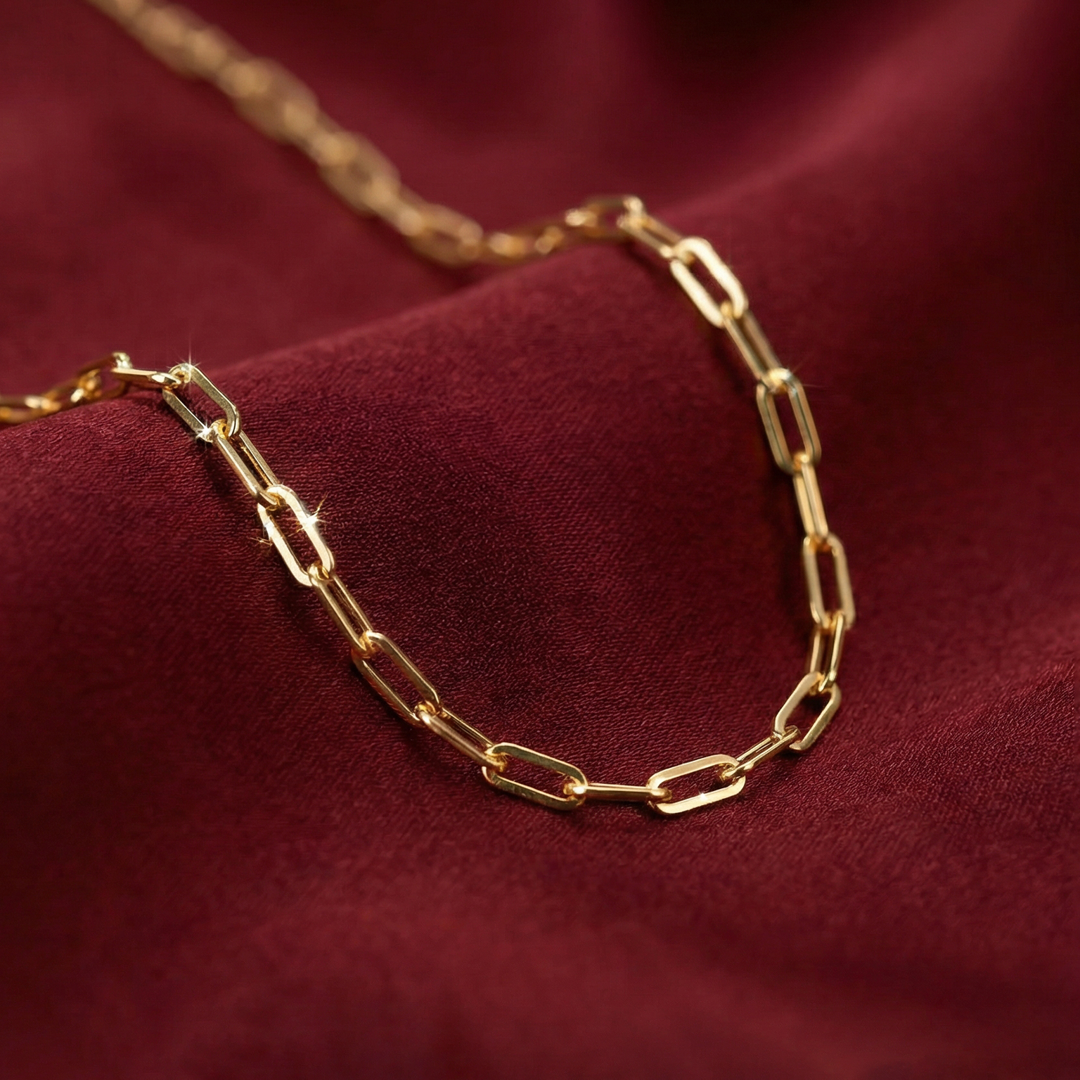 Dây chuyền thiết kế mắt paperclip BN JEWELRY