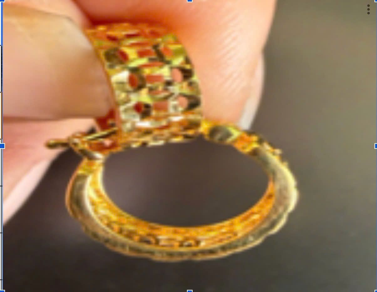 Bông tai Kim tiền BN JEWELRY | OT4561_Au20 (Công chế tác hoàn thiện)~0.3 chỉ