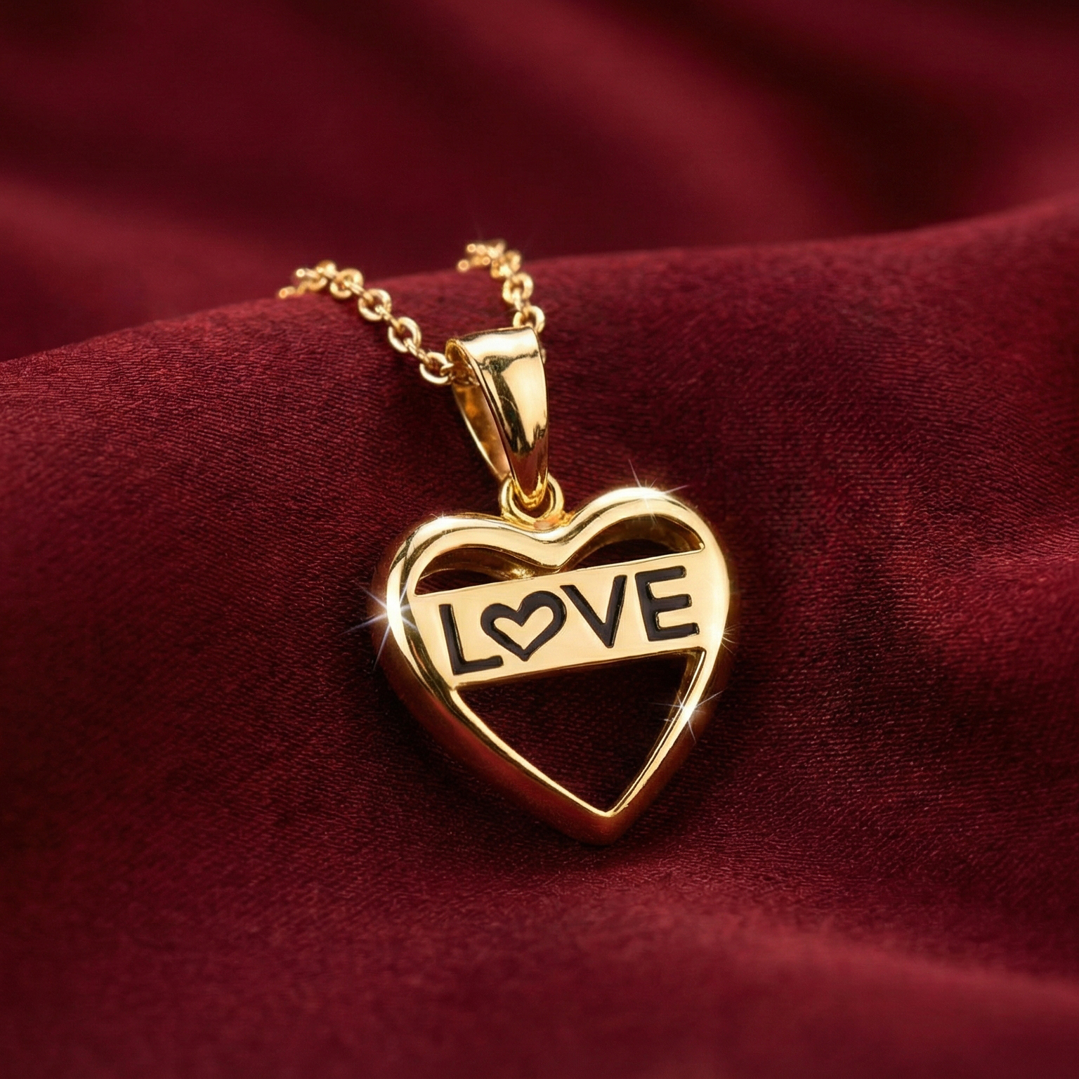 Mặt dây chuyền trái tim Heart Love BN JEWELRY - MDY1570_E