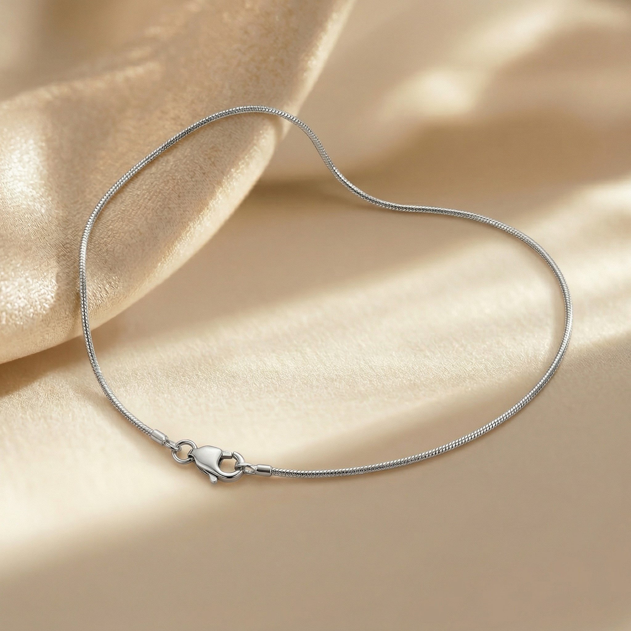 Dây chuyền Platinum dáng dây mì tròn BN JEWELRY _ DT50_PT