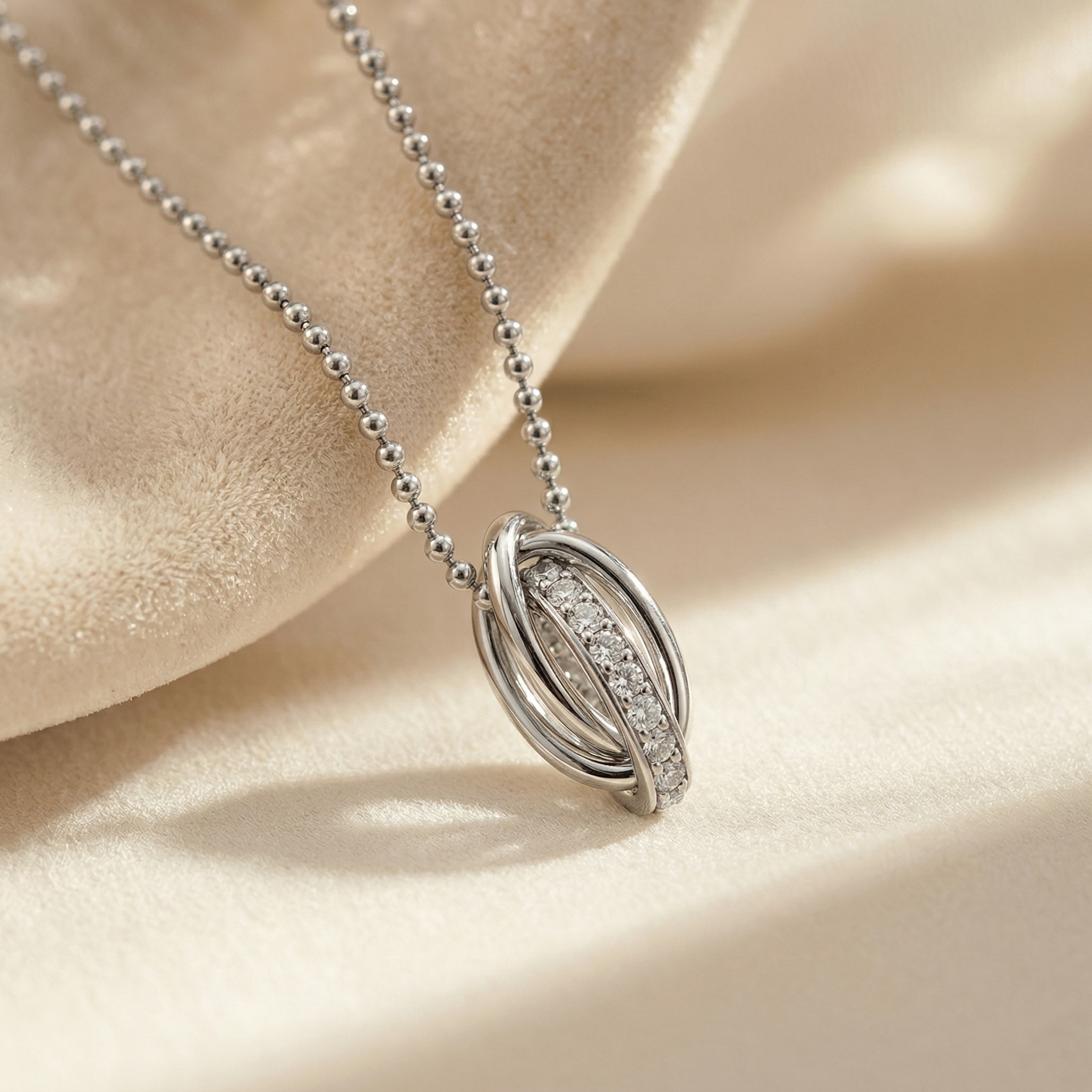 Dây chuyền GF 14K thiết kế The Shell đính đá BN JEWELRY _ DKY2680_E