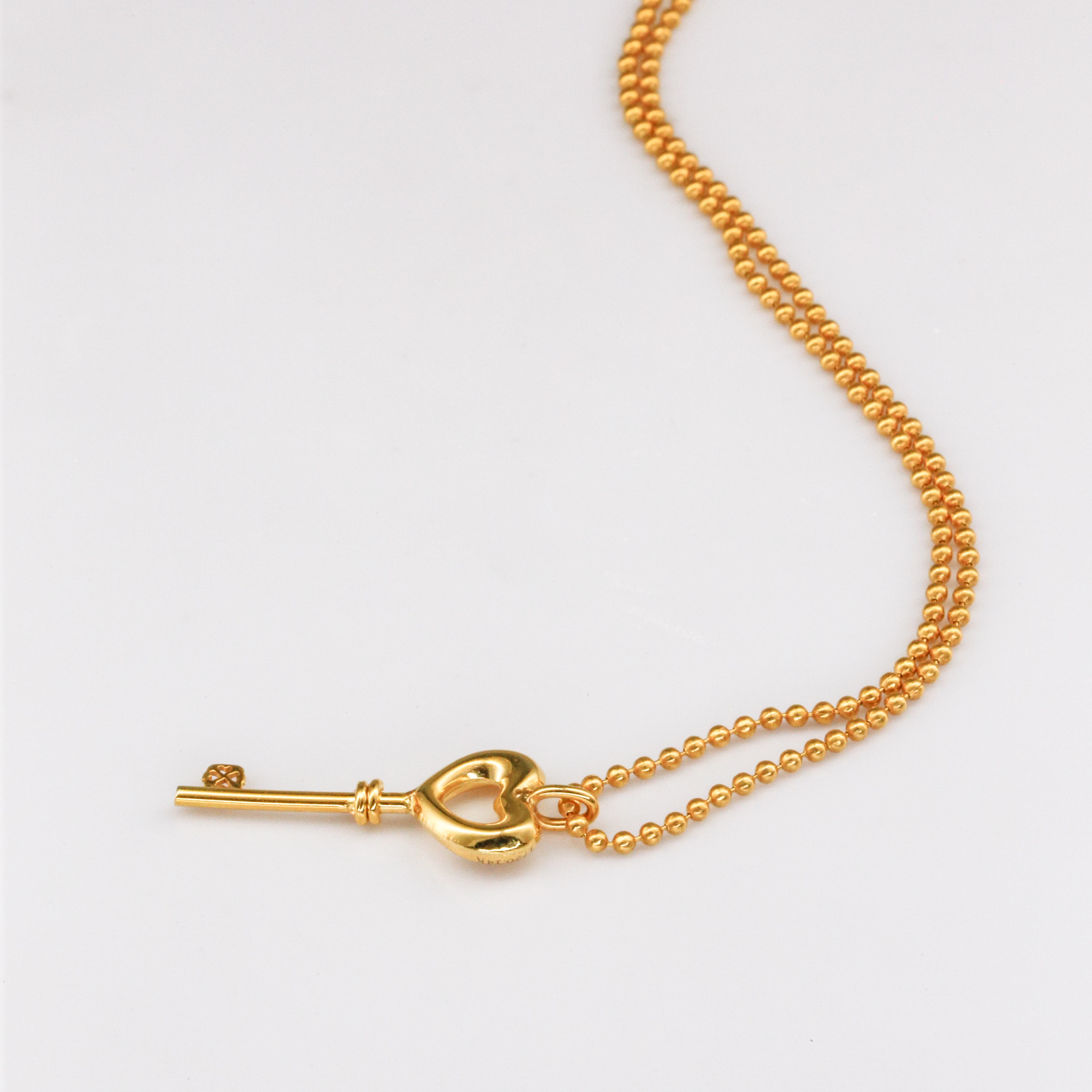 Bộ dây chuyền Gold Filled 14K 1/20 dây bi thiết kế mặt chìa khóa BN JEWELRY - DKY2687_E