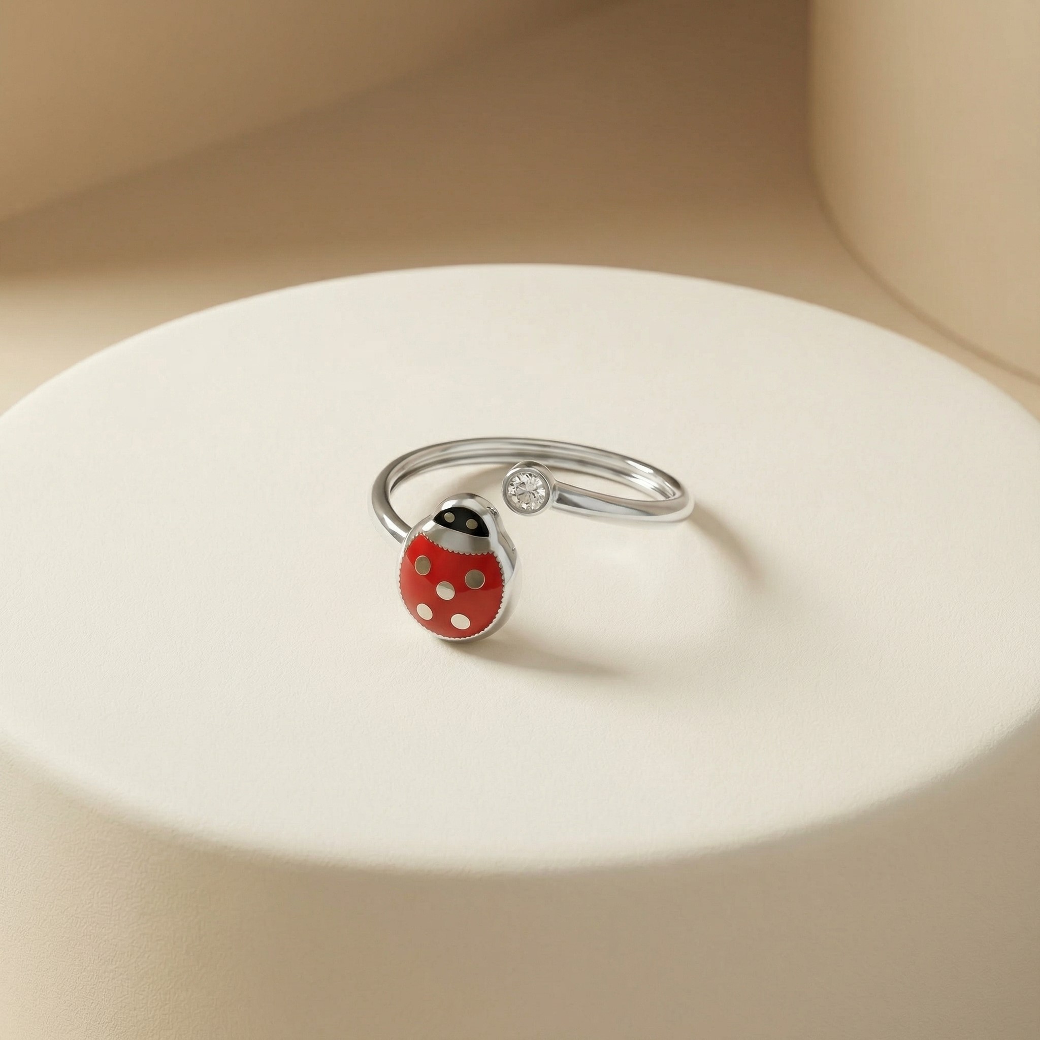 Nhẫn GF 14K thiết kế hở bọ cánh cam BN JEWELRY | NGY1791_E