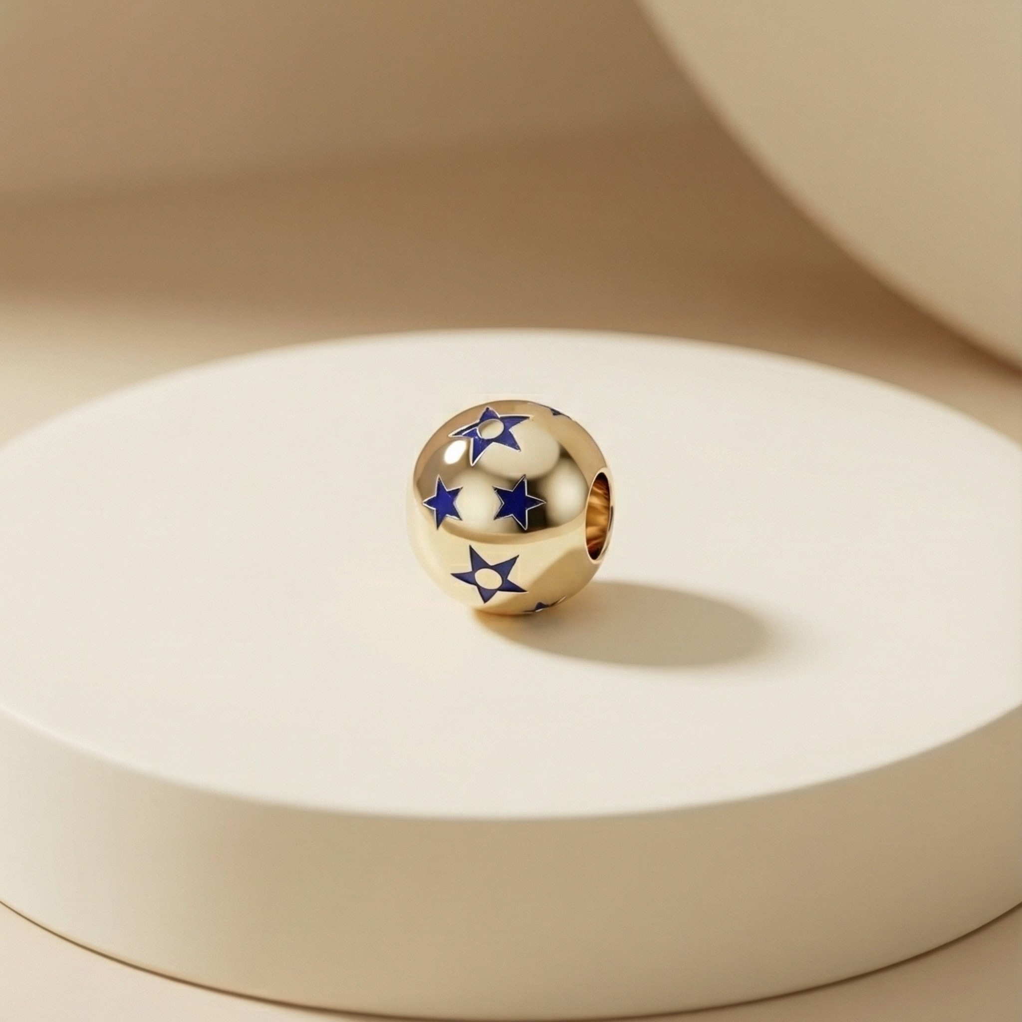 Mặt dây chuyền GF 14K thiết kế charm bi ngôi sao BN JEWELRY | PK499_E