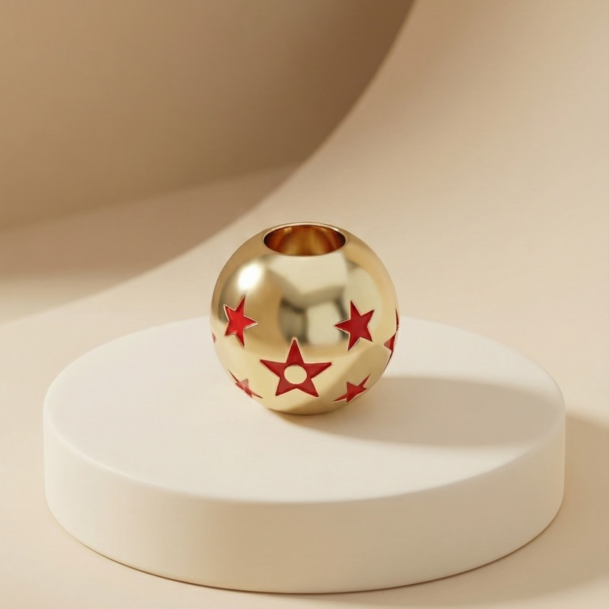 Mặt dây chuyền GF 14K thiết kế charm bi ngôi sao mini BN JEWELRY | PK486_E