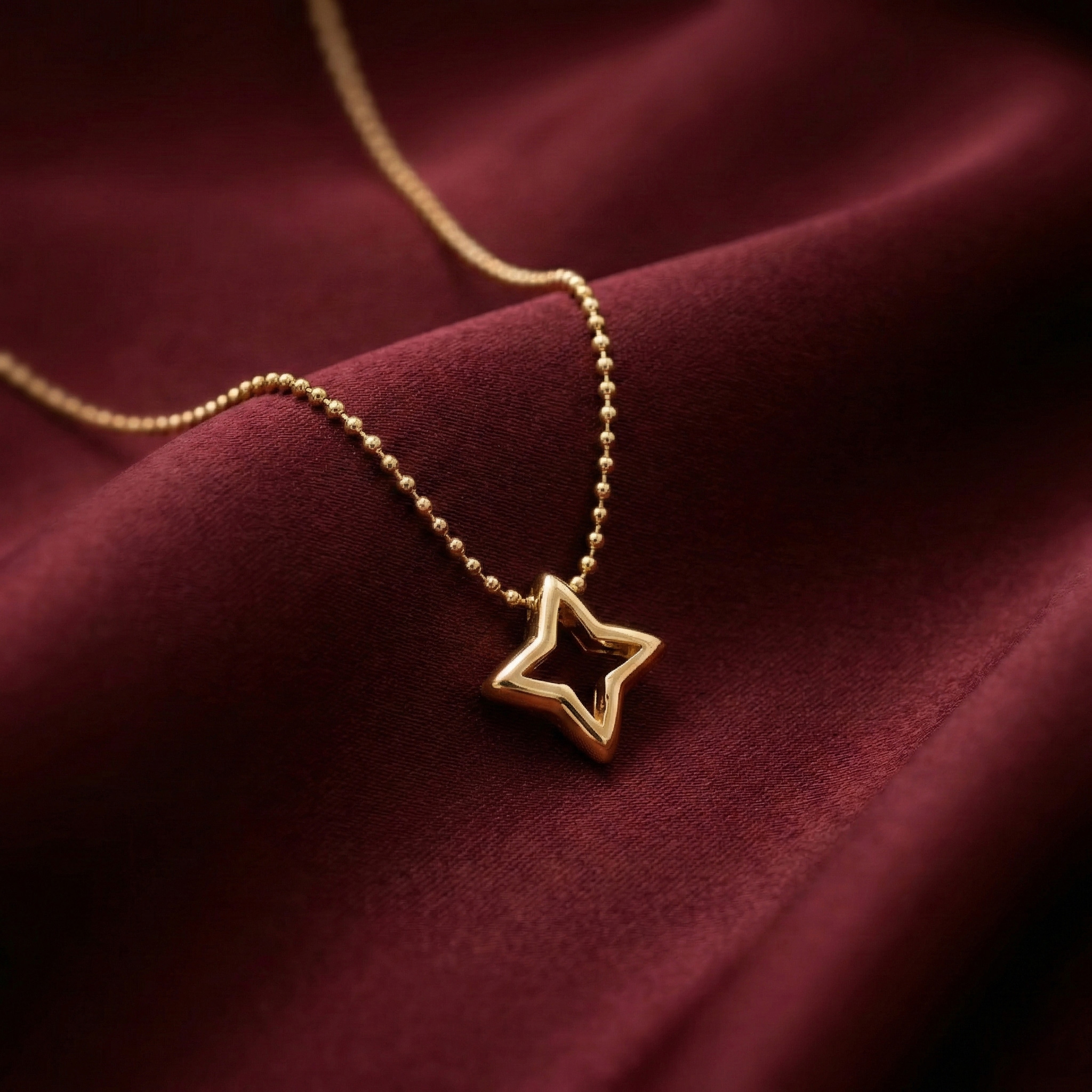 Dây chuyền mắt bi ngôi sao Polaris Frame BN JEWELRY