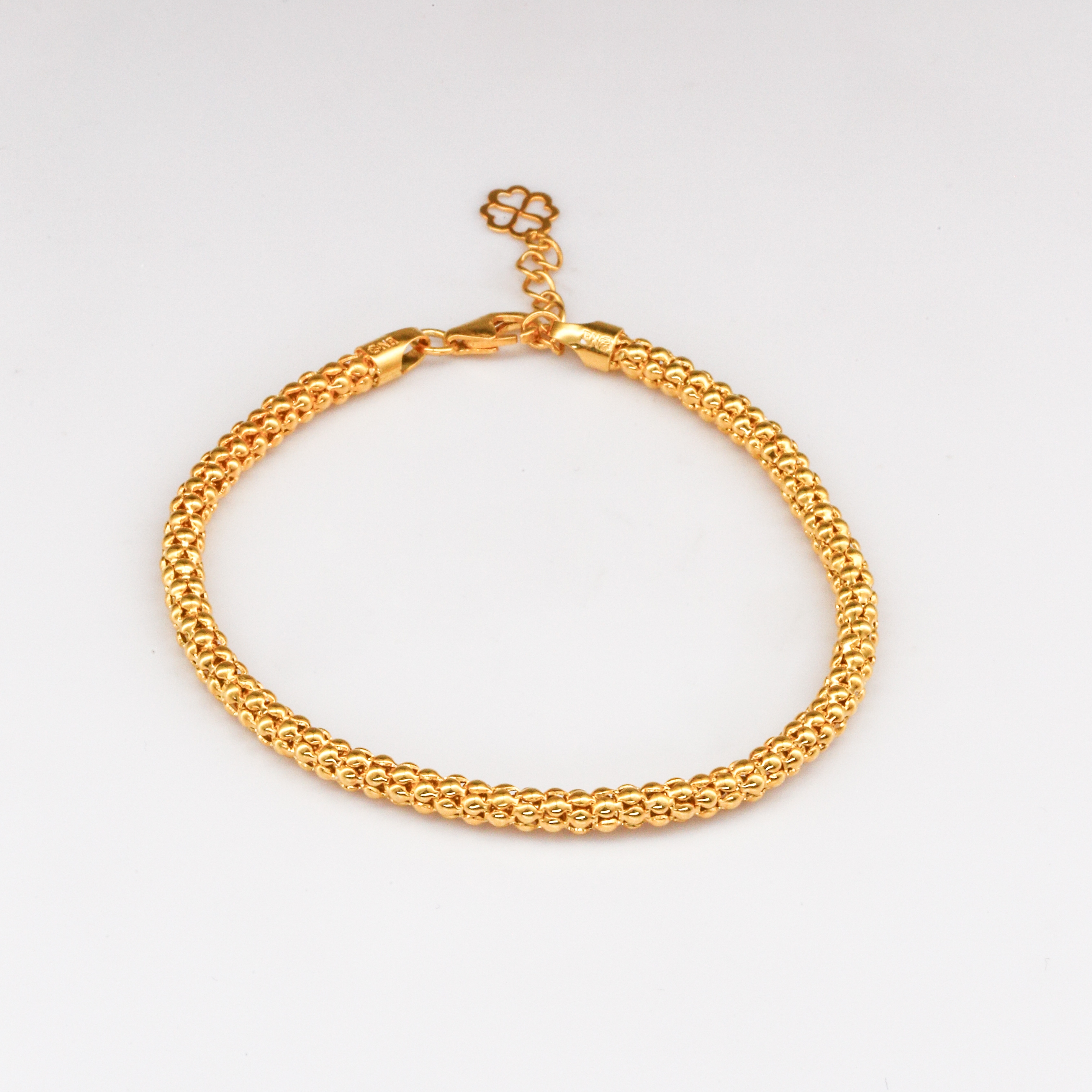 Lắc tay Gold Filled 14K 1/20 thiết kế vảy trơn cá tính BN JEWELRY - LTY1804_E