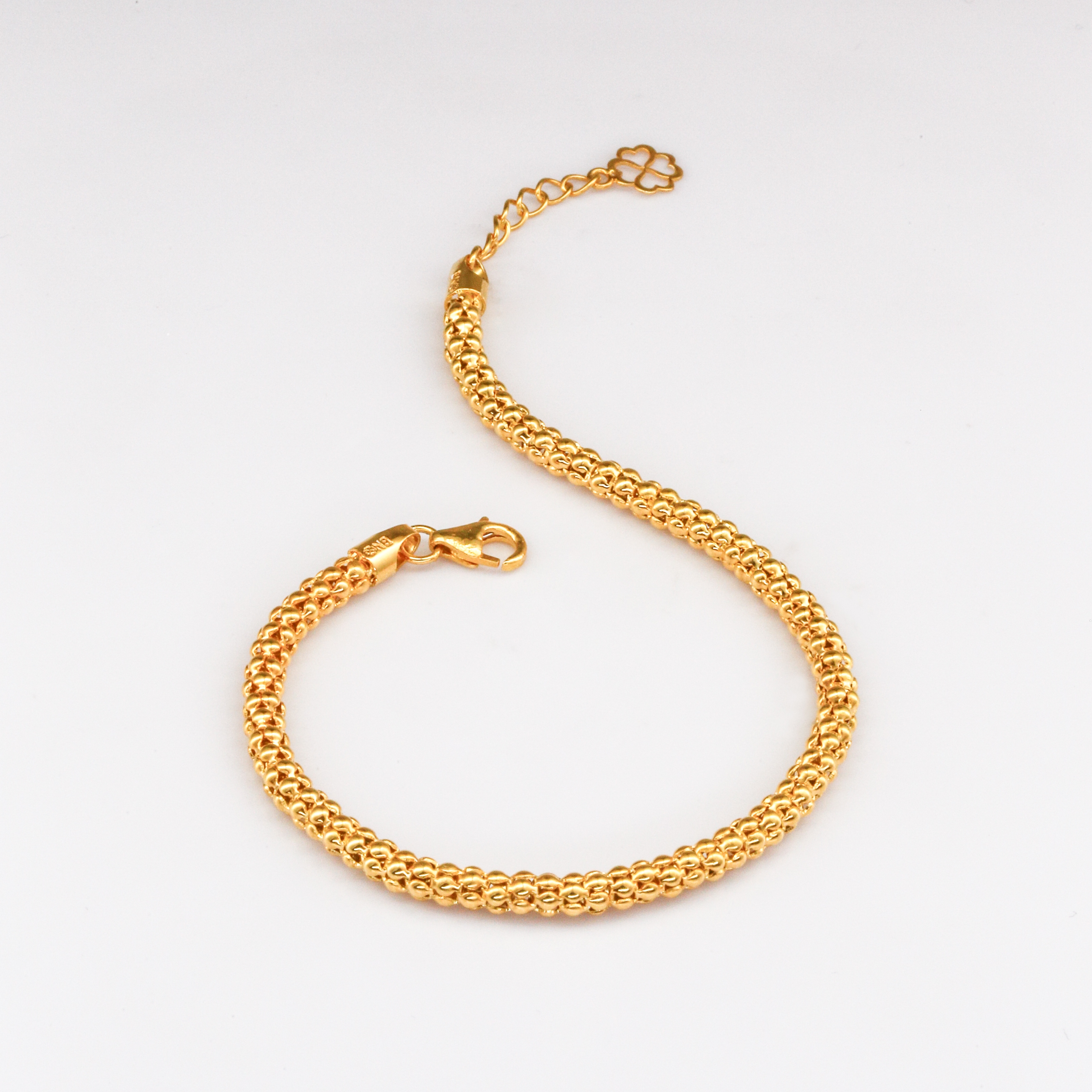 Lắc tay Gold Filled 14K 1/20 thiết kế vảy trơn cá tính BN JEWELRY - LTY1804_E