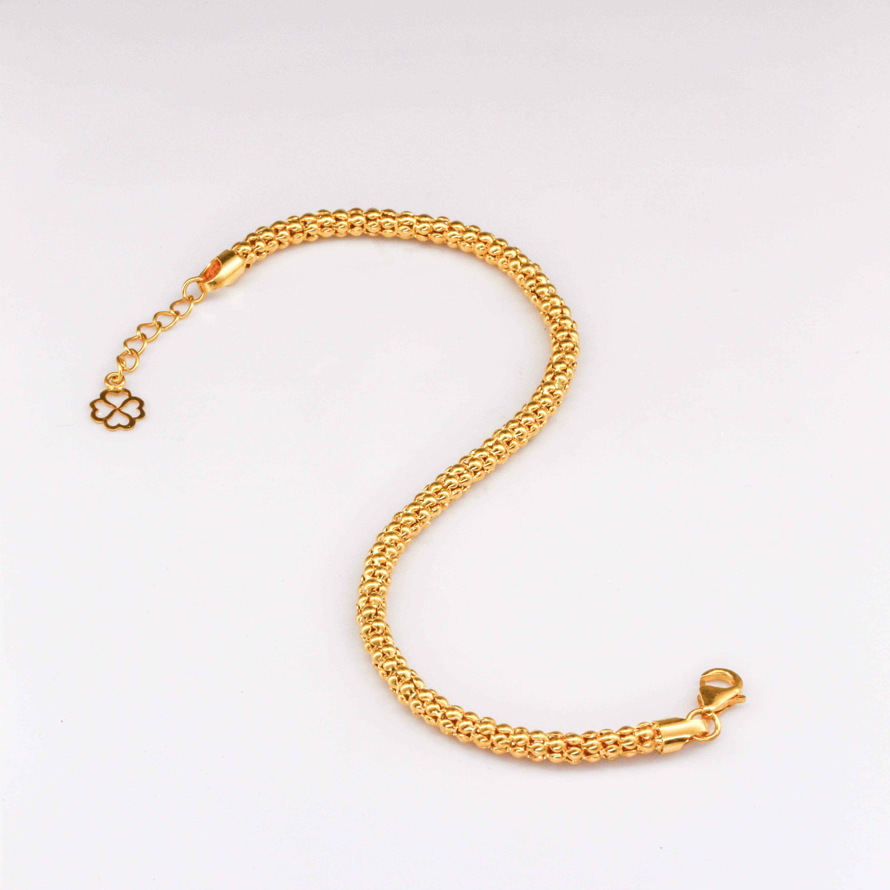Lắc tay Gold Filled 14K 1/20 thiết kế vảy trơn cá tính BN JEWELRY - LTY1804_E