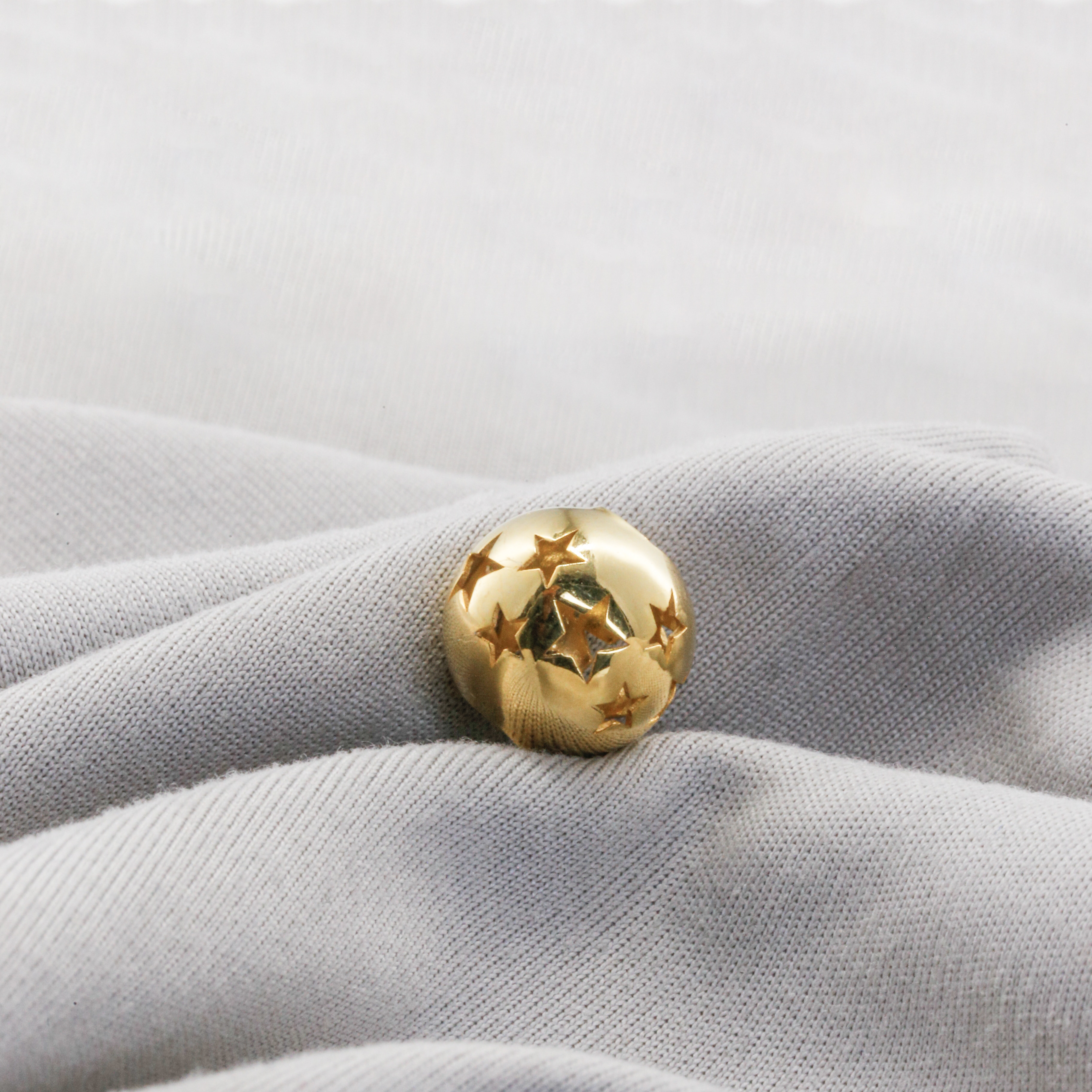 Mặt dây chuyền Gold Filled 14K 1/20 charm bi khắc laser ngôi sao BN JEWELRY | bản 10 ly - PK495_E