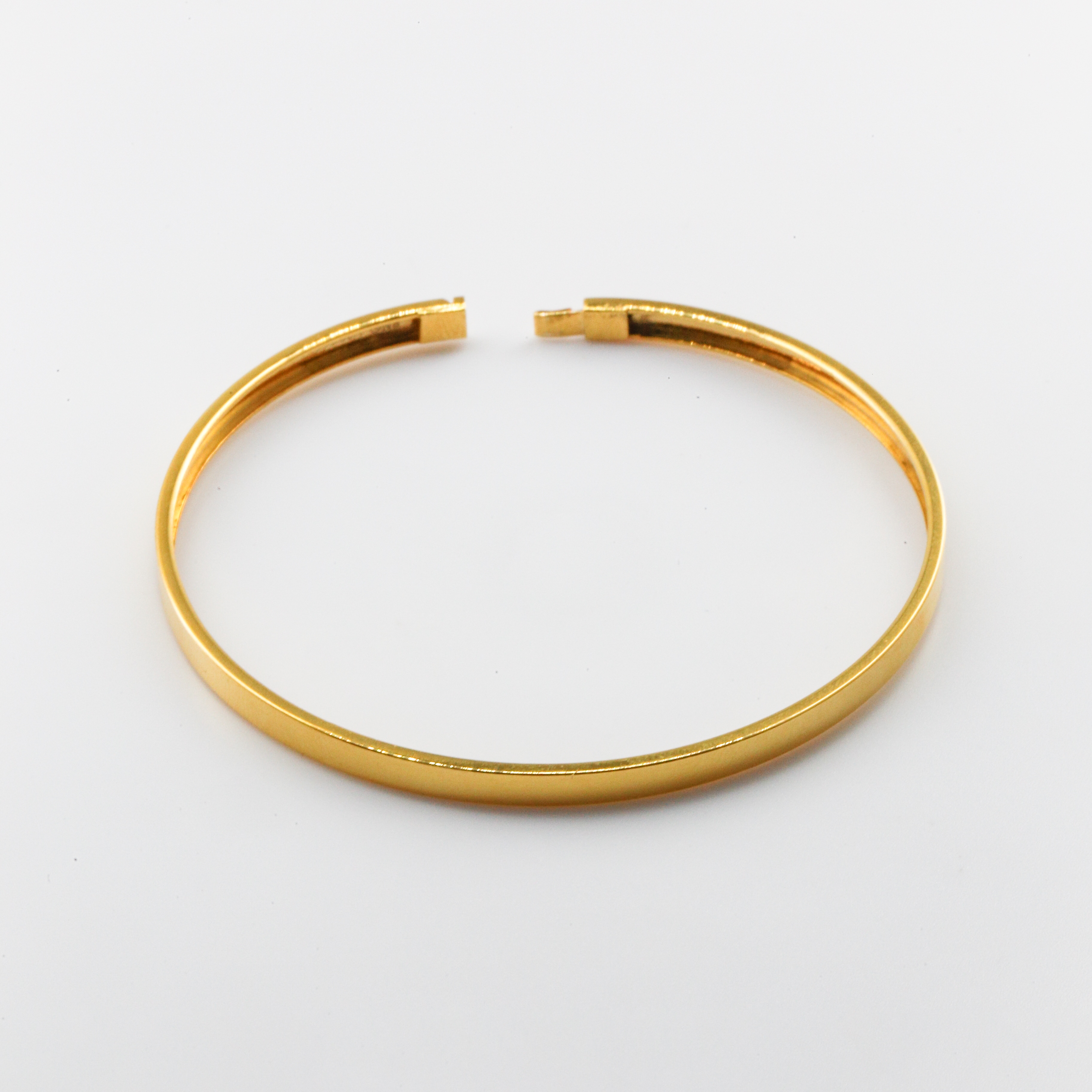Vòng tay Gold Filled 14K 1/20 thiết kế vuông trơn BN JEWELRY - VKY1878_E