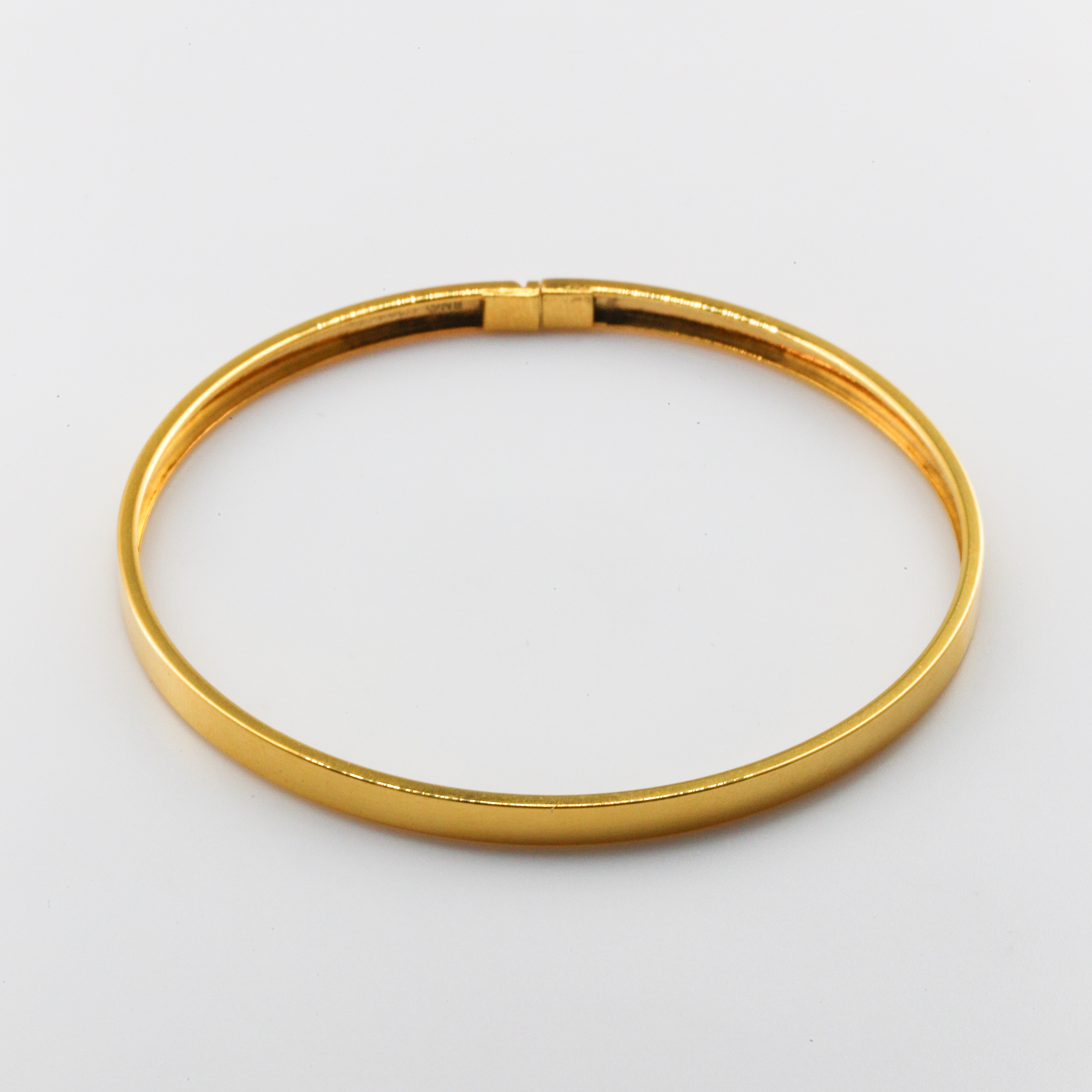 Vòng tay Gold Filled 14K 1/20 thiết kế vuông trơn BN JEWELRY - VKY1878_E