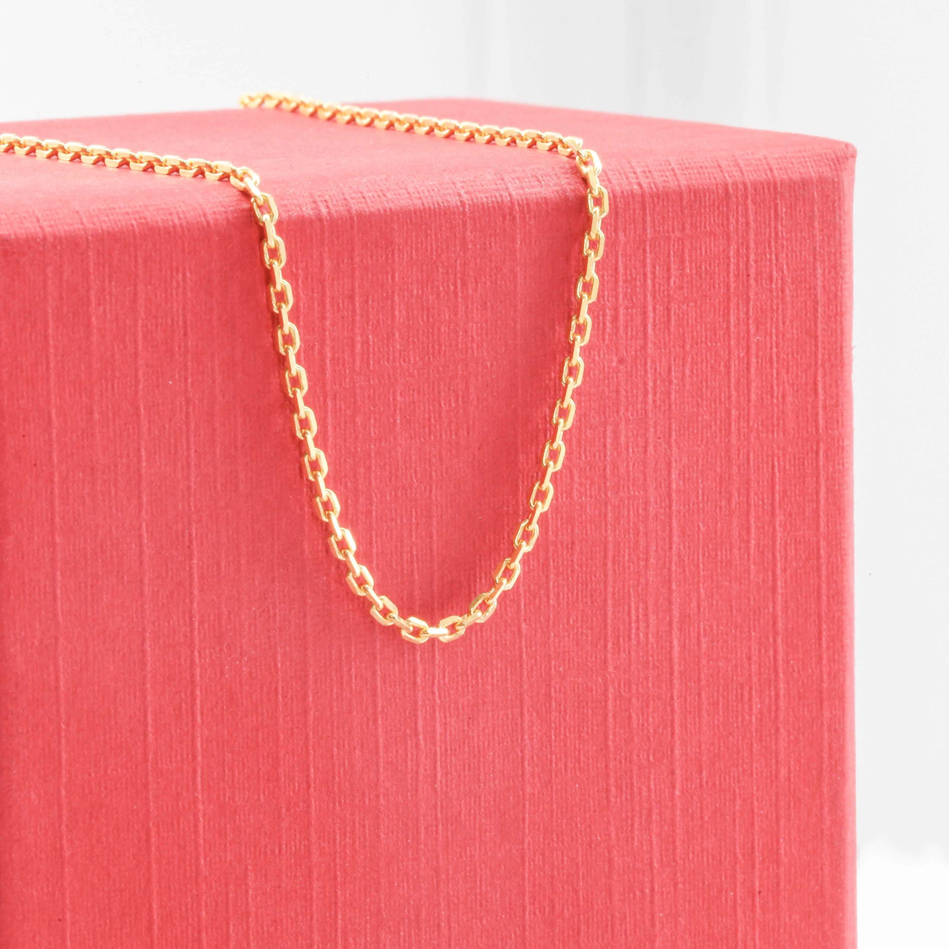 Dây chuyền Bạch kim Platinum 10% mắt khế mini BN JEWELRY | bản 4 zem - FK40C_HQ_PTN (ni nhỏ)