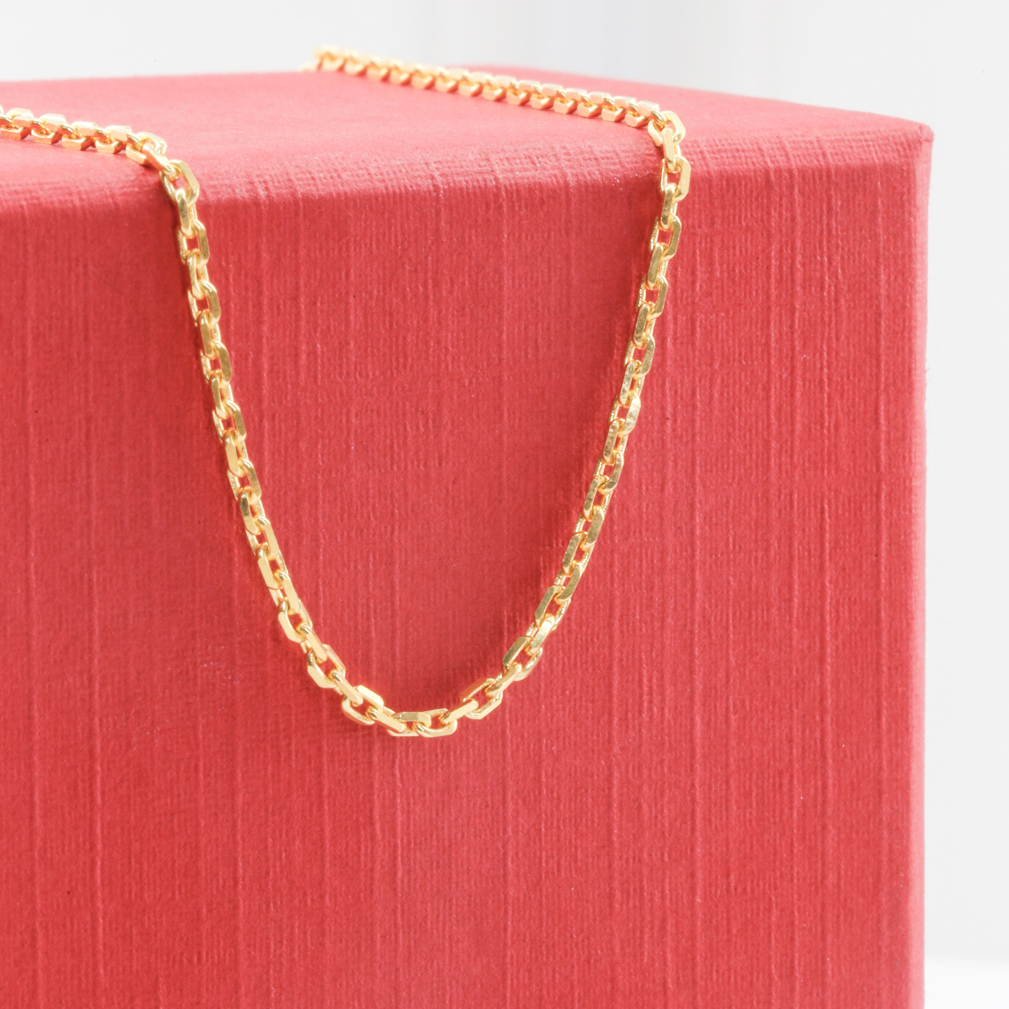 Dây chuyền Bạch kim Platinum 7% mắt khế mini BN JEWELRY | bản 5 zem - FK50C_HQ_PT