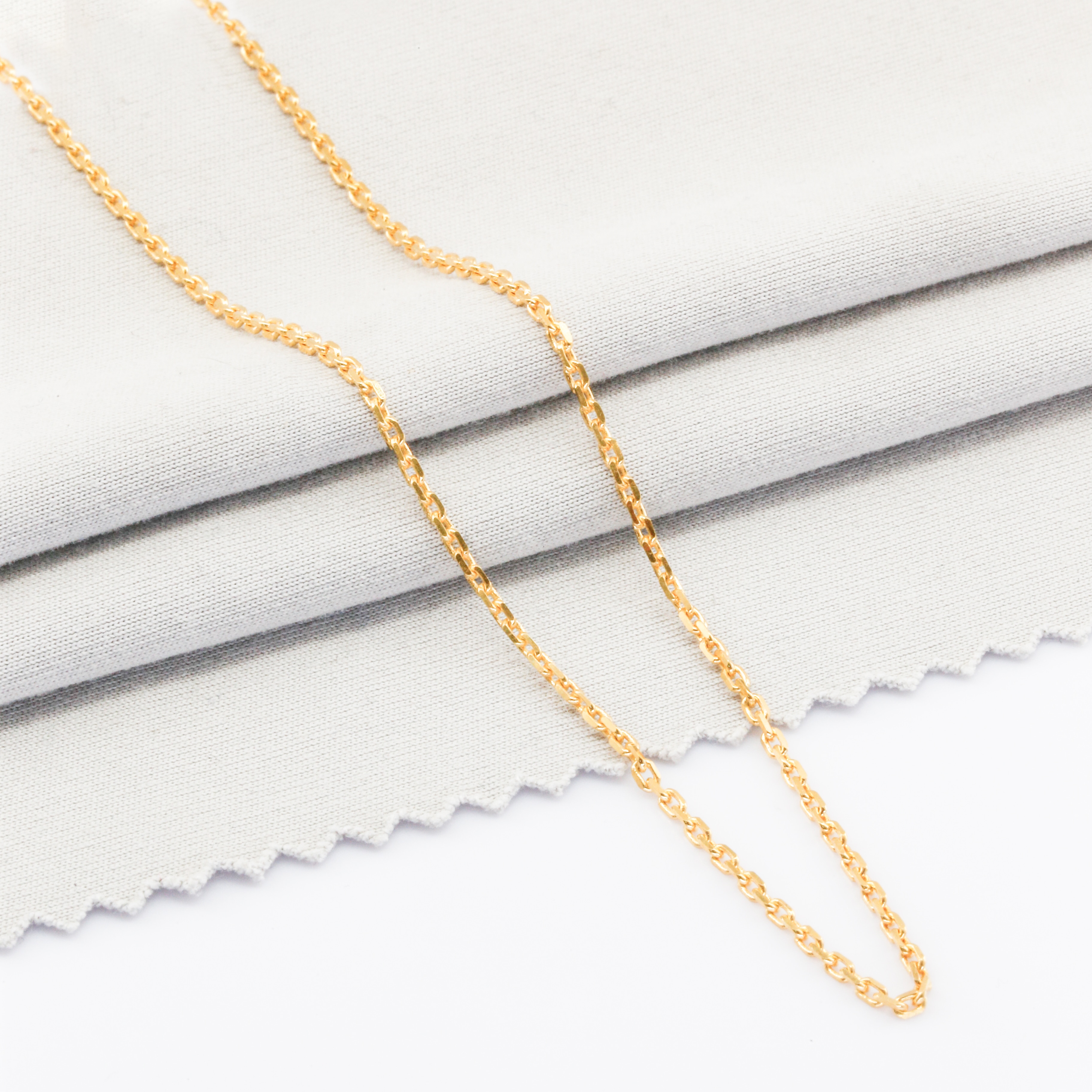 Dây chuyền Bạch kim Platinum 7% mắt khế mini BN JEWELRY | bản 5 zem - FK50C_HQ_PT