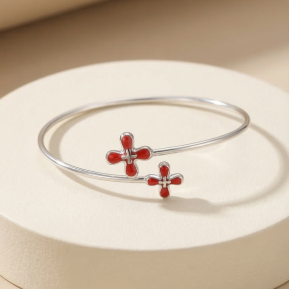 Vòng tay GF 14K thiết kế xoắn vòng Flora Duo BN JEWELRY