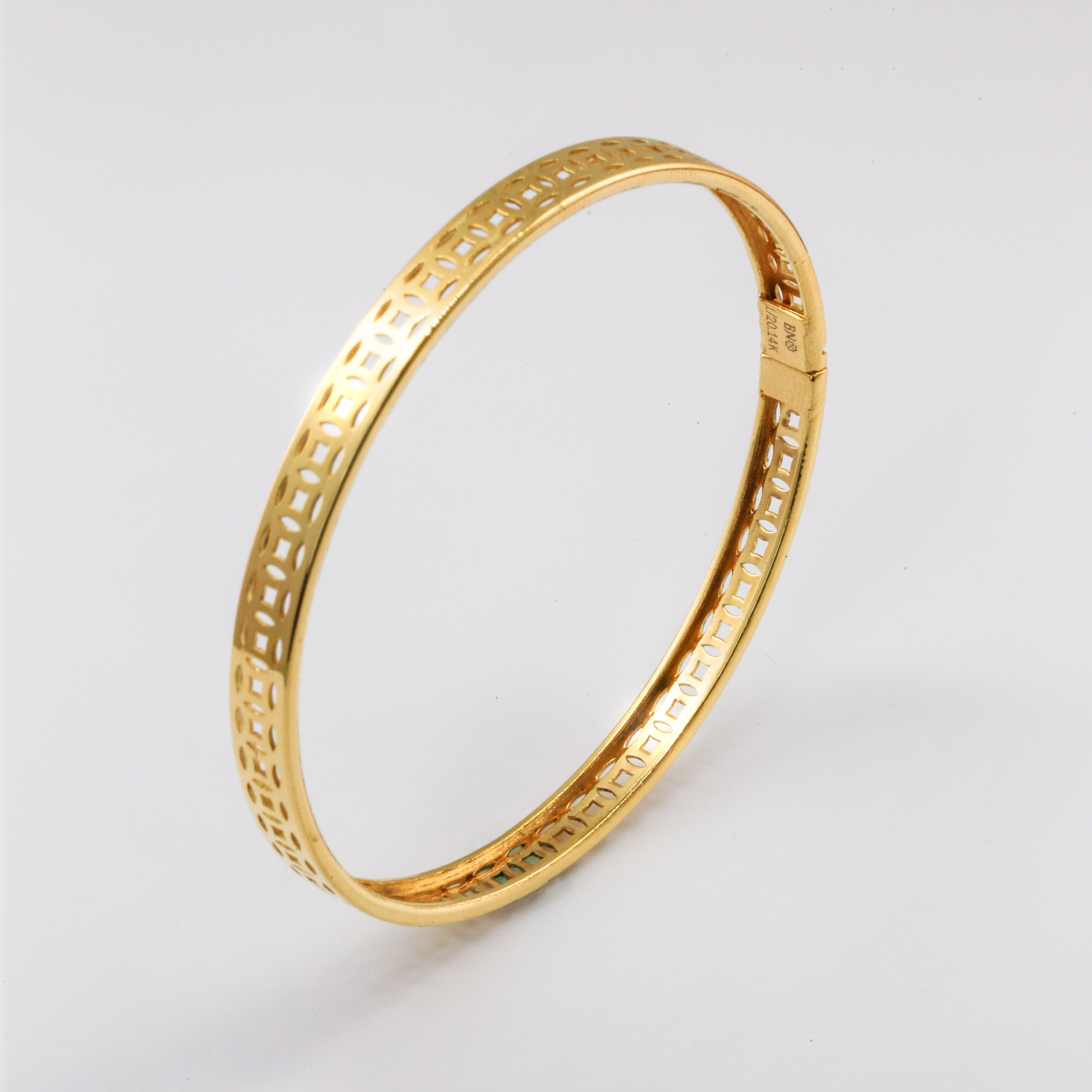 Vòng tay Gold Filled 14K 1/20 thiết kế chuỗi đồng xu kim tiền BN JEWELRY - VKY1885_E