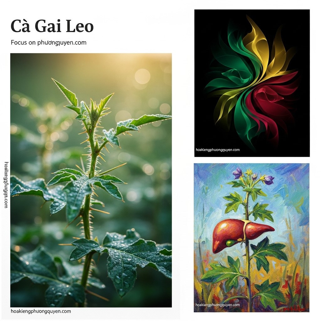 Cà Gai Leo: Hút Sinh Khí, Giải Độc Gan & Mở Lối Tài Lộc Vượng Phát Cho Gia Chủ