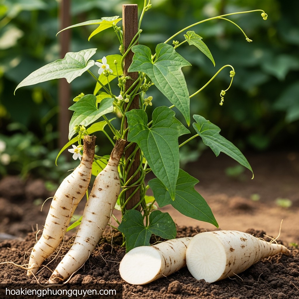 Hướng Dẫn Kỹ Thuật Trồng và Chăm Sóc Cây Hoài Sơn (Dioscorea alata L.) Đạt Năng Suất Cao