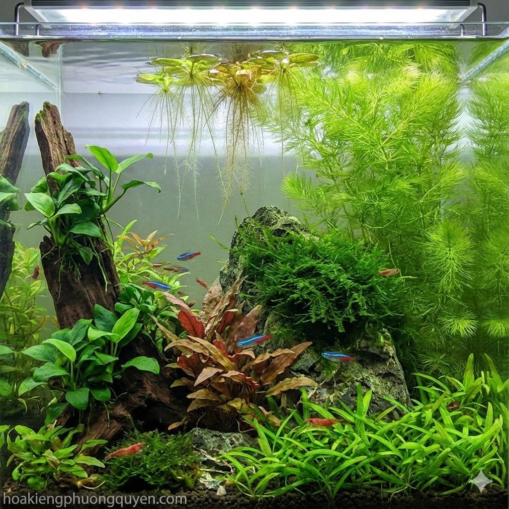 Top 5 Các Loại Cây Thủy Sinh Đẹp, Dễ Trồng & Không Cần CO2 Cho Người Mới