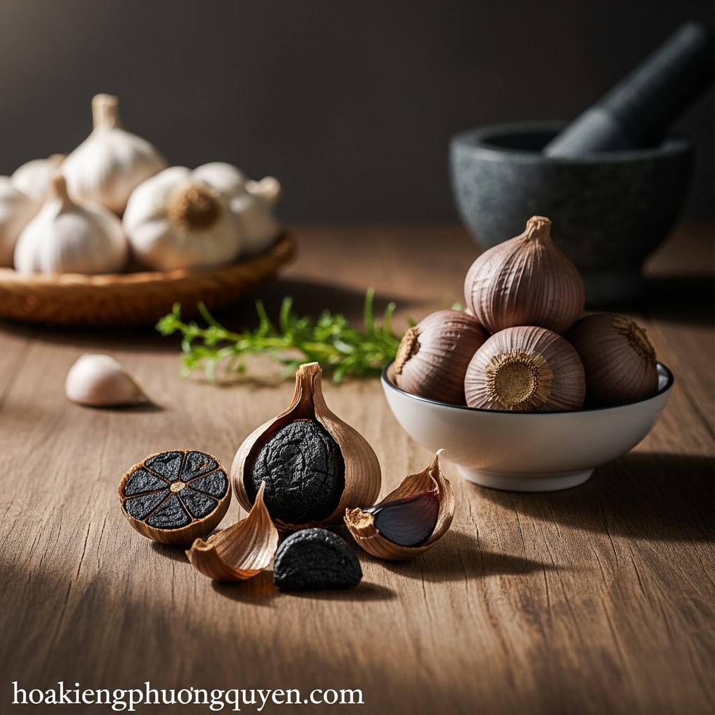 Cây Tỏi Đen: Mở Khóa Bí Ẩn Năng Lượng Phong Thủy & Thúc Đẩy Tài Lộc Vượt Trội