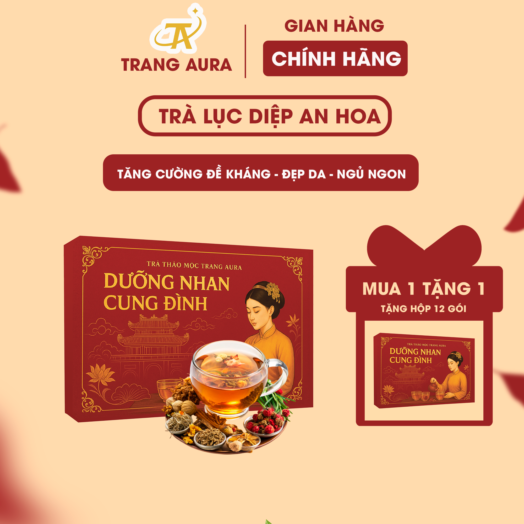 Combo Mua 1 Tặng 1 Trà Lục Diệp An Hoa
