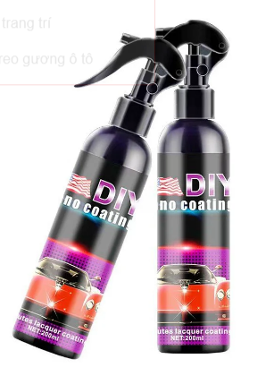 chai xịt phủ nano DIY 200ml Chống nước kính ô tô