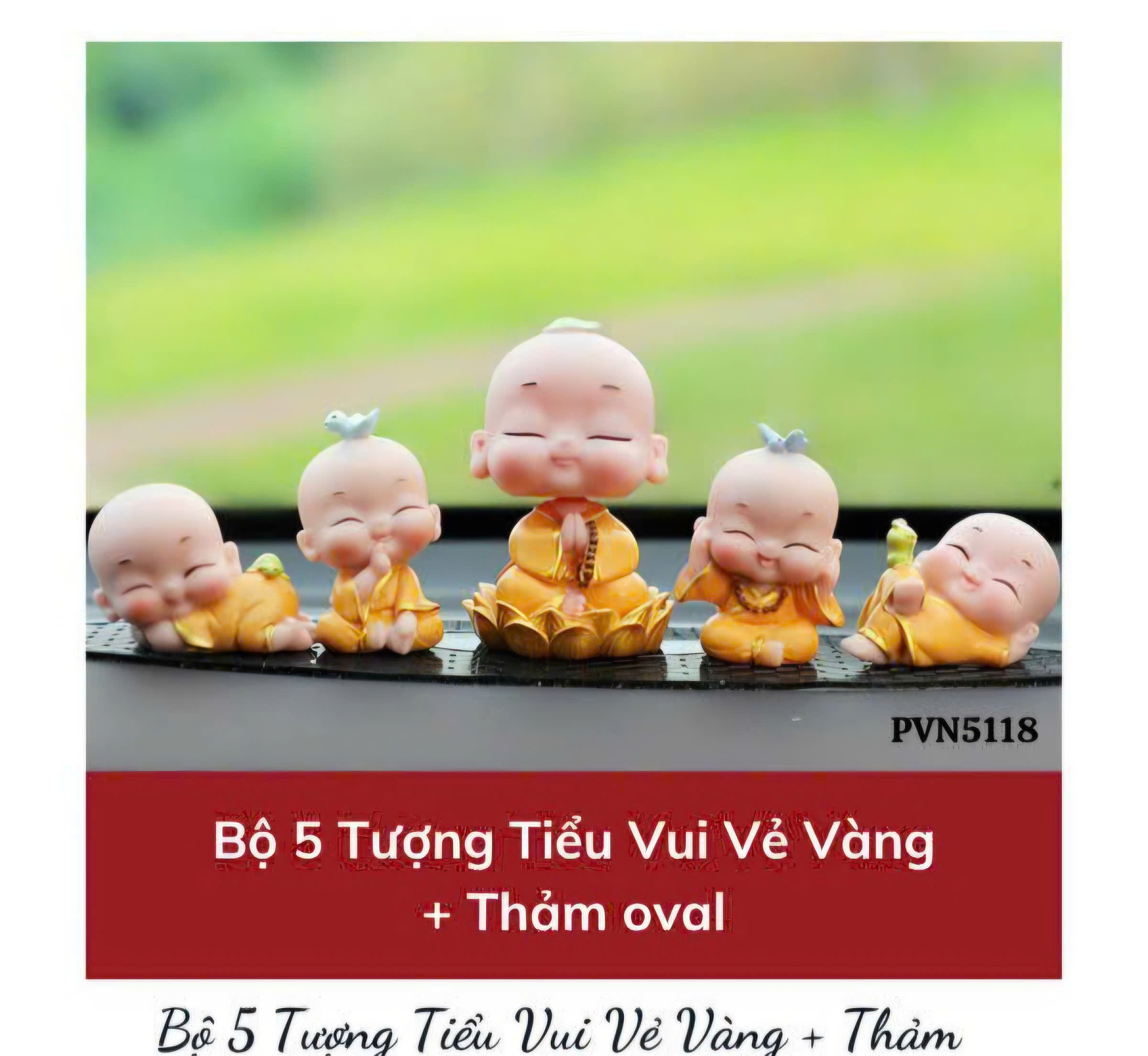Combo set 5 chú tiểu vui vẻ