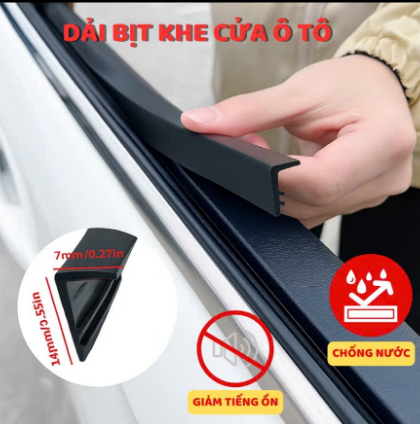 gioăng bịt khe cửa ô tô