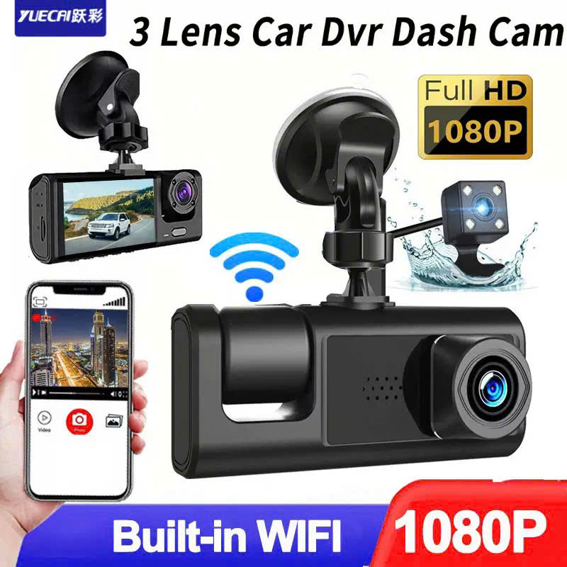 Camera 3 măt trước + trong + sau có wifi tiếng việt