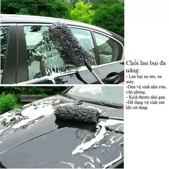 Chổi tròn rút gọn xám