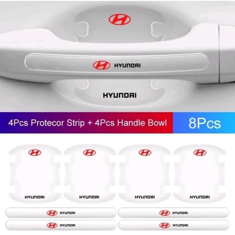 Combo 10 miếng silicon dán hõm cửa , tay cầm , tai gương