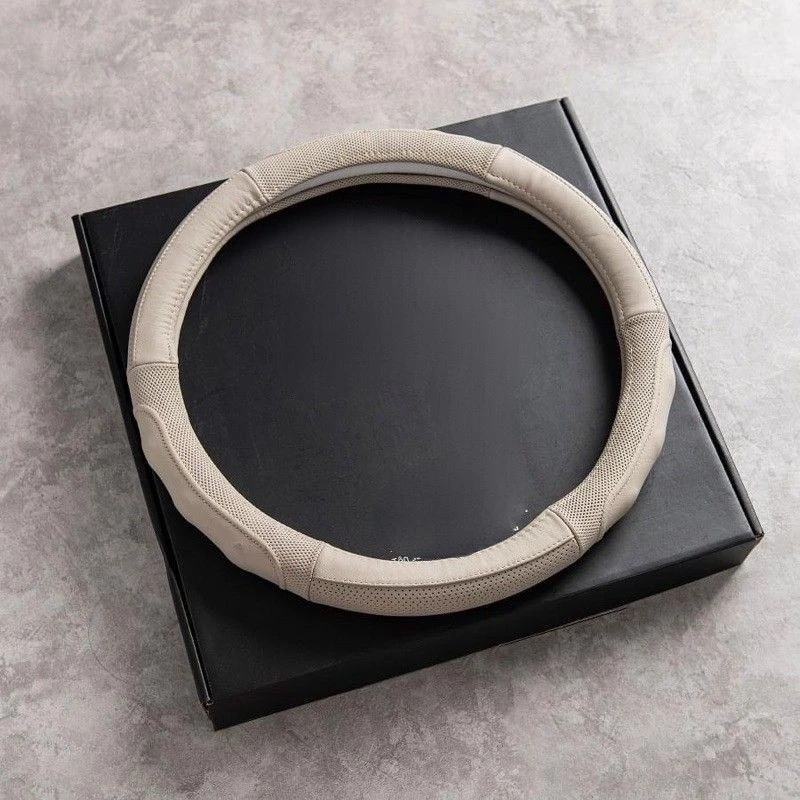 Bọc vô lăng da thật Tròn 38