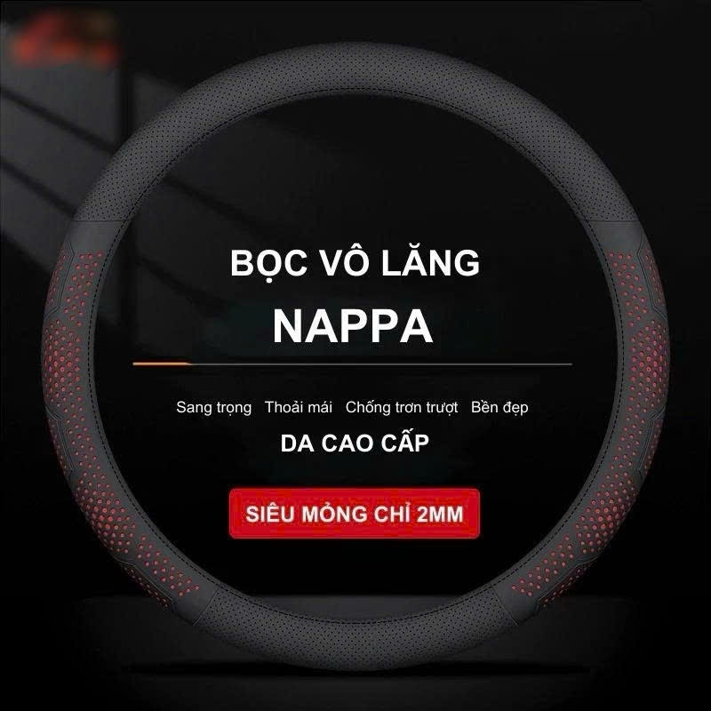 Bọc vô lăng da nappa tròn 45