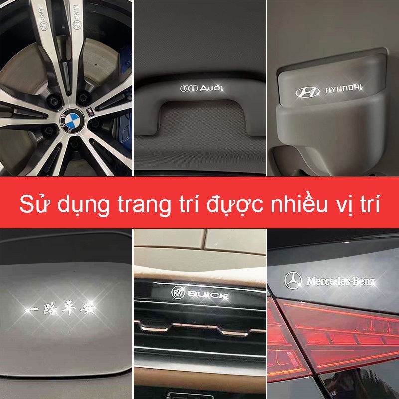 tem logo kim loại các hãng