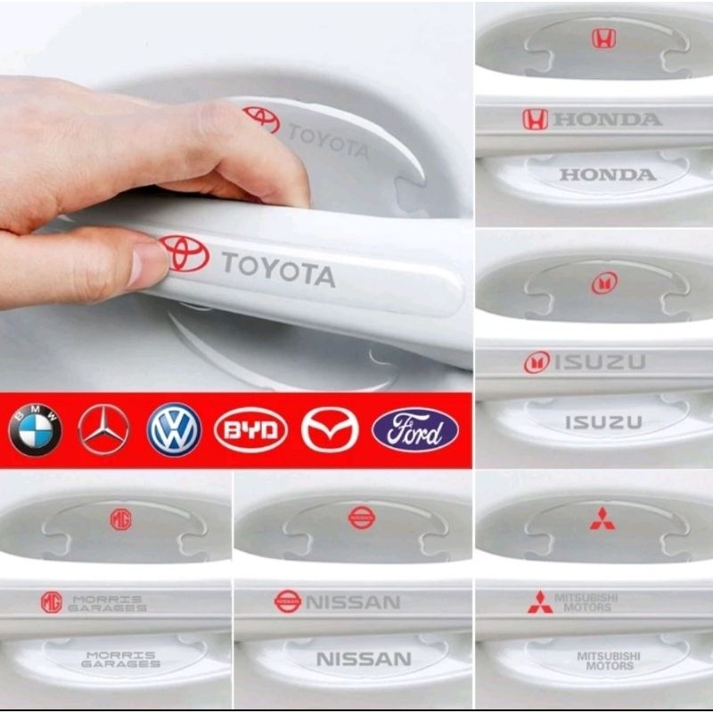 Combo 10 miếng silicon dán hõm cửa , tay cầm , tai gương