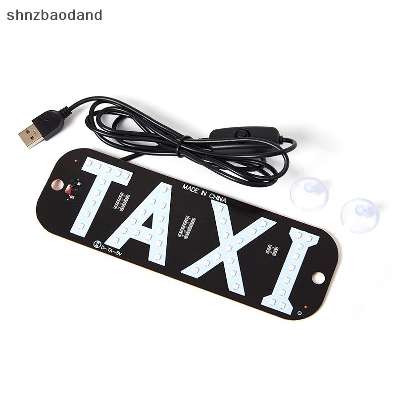 Đèn Led Chữ TAXI Thay Đổi 2 Màu, Đèn Báo Chữ TAXI Gắn Kính Lái Ô Tô