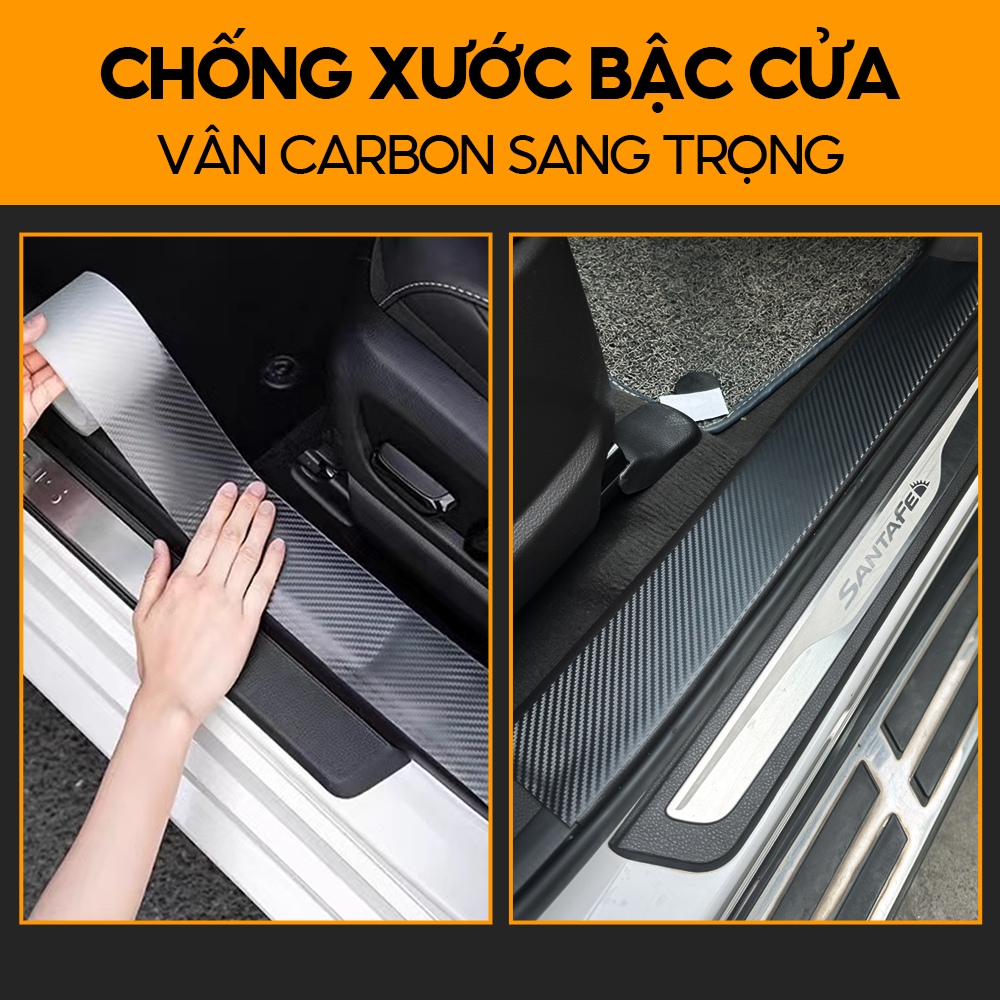 Băng dính vân carbon size 7cm*3m