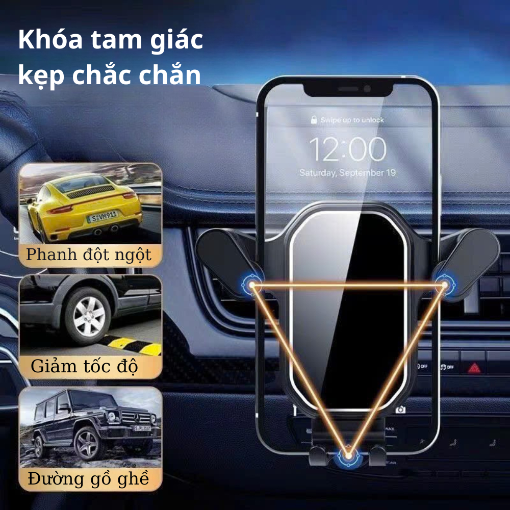 Giá đỡ điện thoại cửa gió điều hoa ô tô