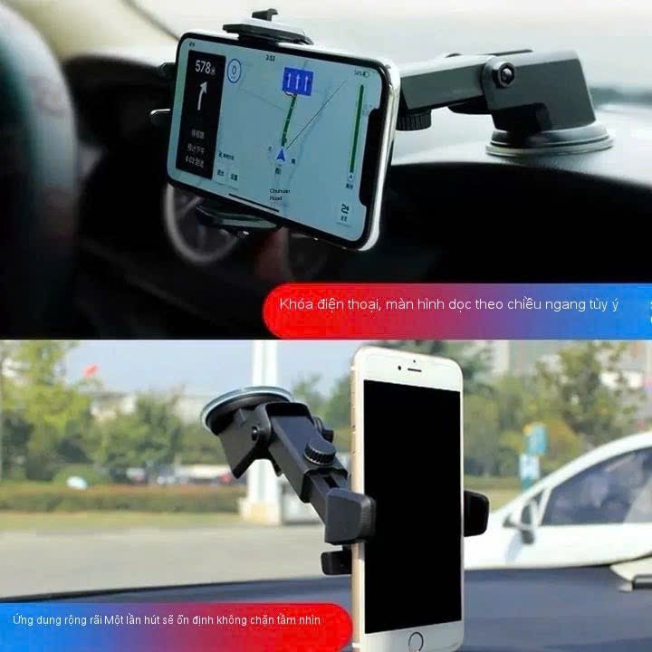Giá đỡ điện thoại Sucker hít kính kéo dài xoay 360độ
